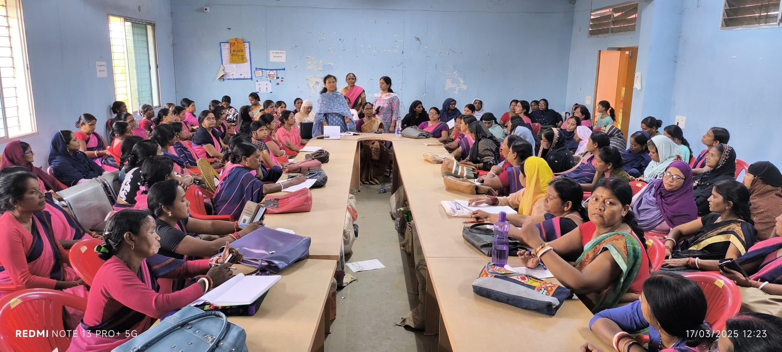 सेविकाओं को मिला फेस कैप्चर एप का प्रशिक्षण