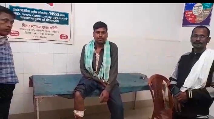 बिहार सरकार की जमीन पर अवैध कब्जा को लेकर दो पक्षों में मारपीट