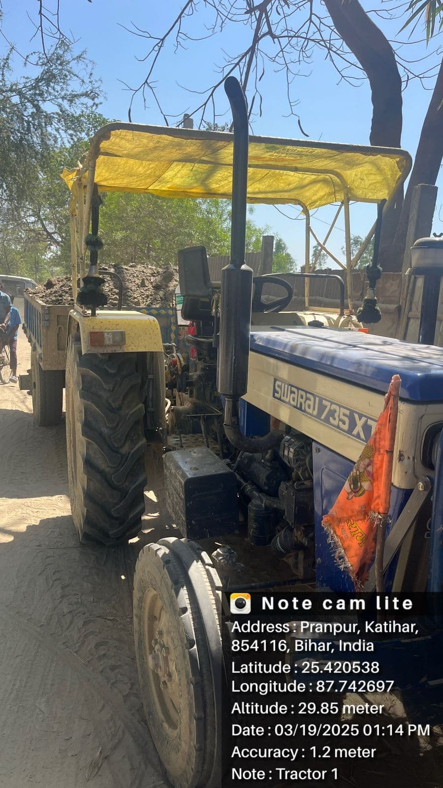 जिला खनन कार्यालय की छापेमारी से क्षेत्र में मचा हड़कंप