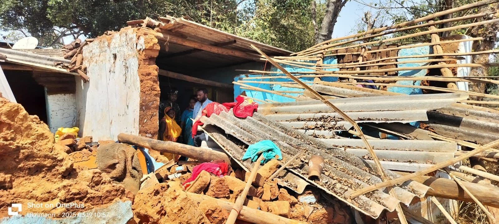 हाथी के हमले से दीवार गिरी, दबने से नवजात की मौत