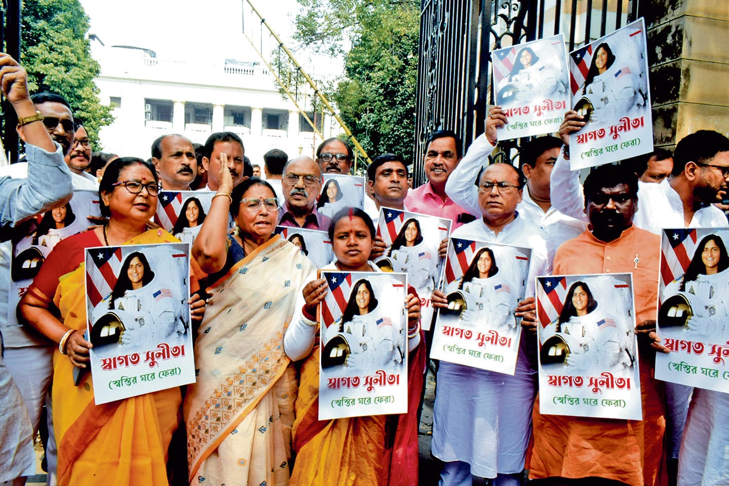 भाजपा विधायकों ने सुनीता विलियम्स को दी बधाई