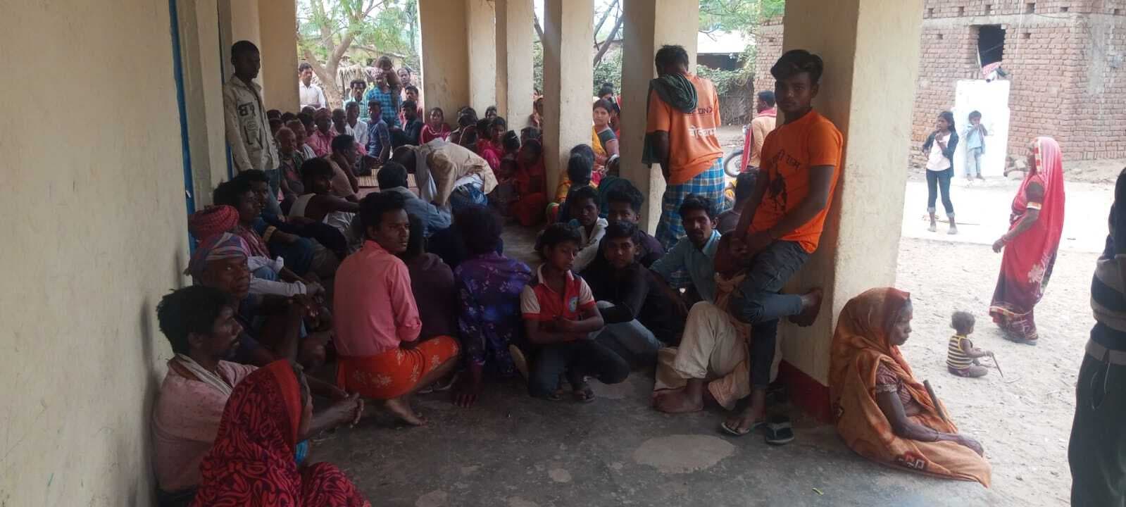 ग्रामीणों व माले कार्यकर्ताओं की हुई बैठक, लिये गये कई निर्णय