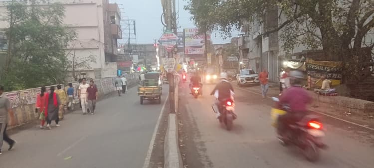 मानपुर में ओवरब्रिज निर्माण को लेकर जमीन की मापी शुरू