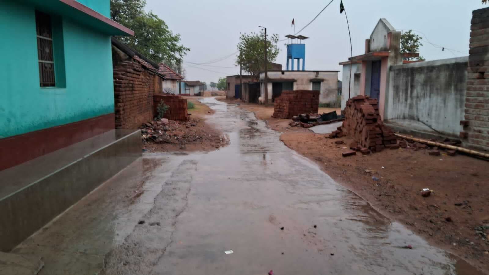 बेमौसम बारिश से फसलों को पहुंचा नुकसान