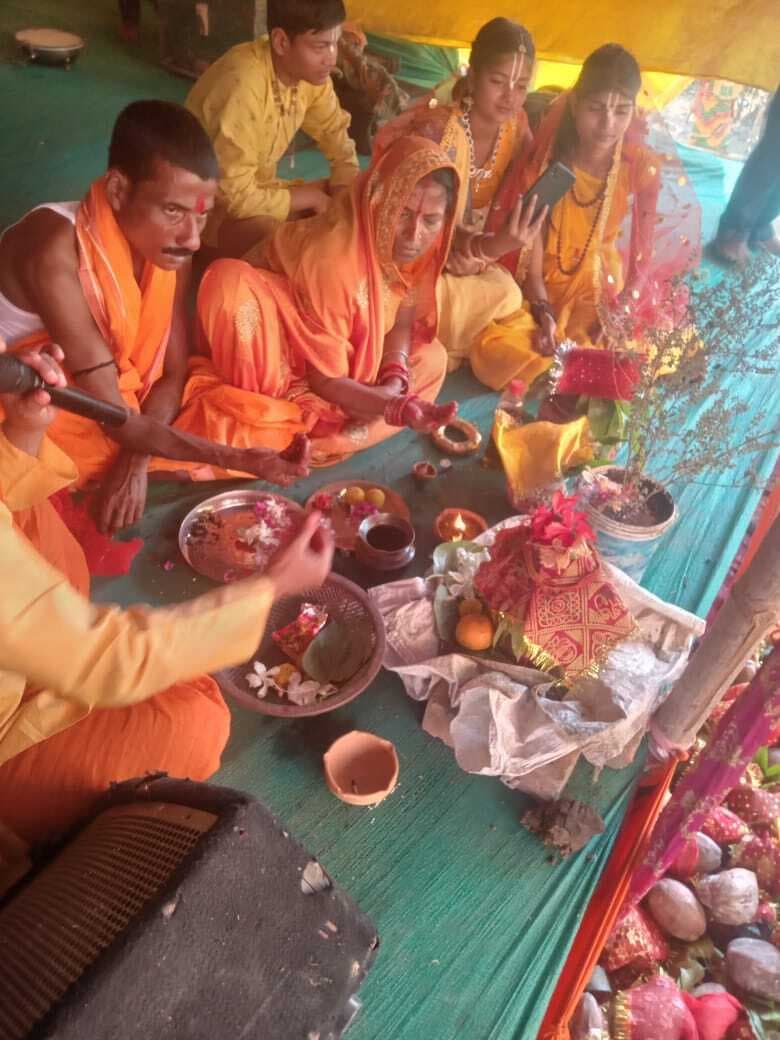 बड़हरी में भागवत कथा से वातावरण भक्तिमय