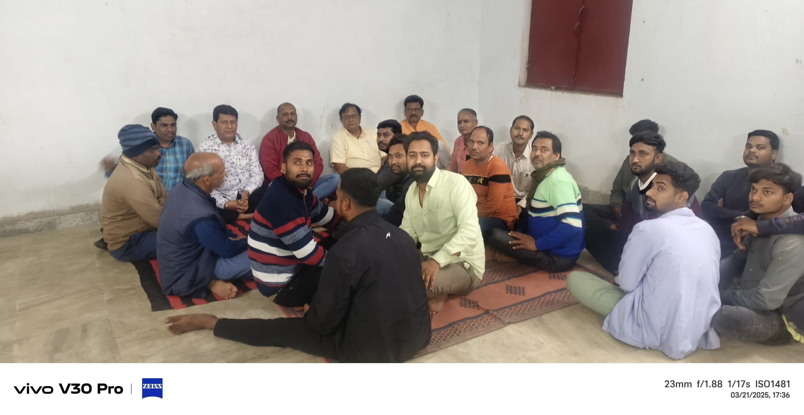 महावीर मंडल देवी मंडप की बैठक