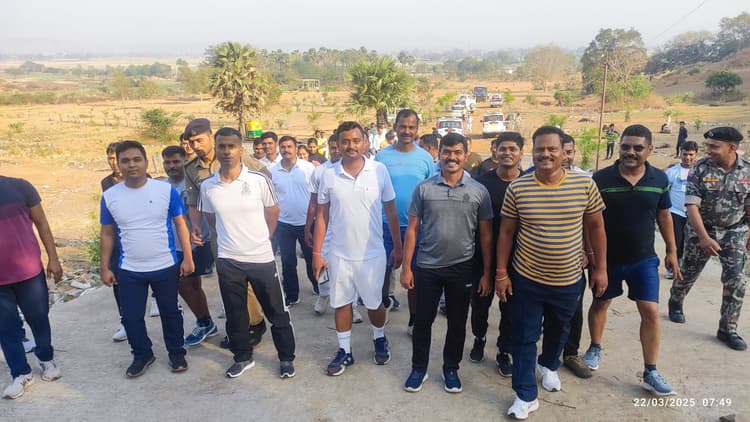 Sasaram news. स्वस्थ व तंदुरुस्त रहें पुलिसकर्मी