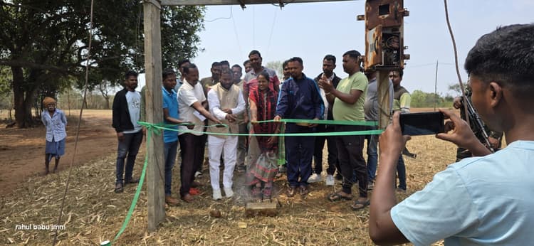 विधायक ने किया ट्रांसफॉर्मर का उदघाटन