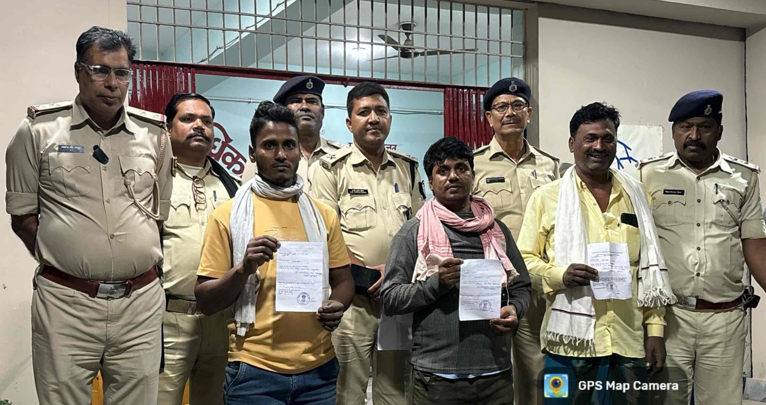 कुर्की-जब्ती में एक आरोपित को पुलिस ने किया गिरफ्तार