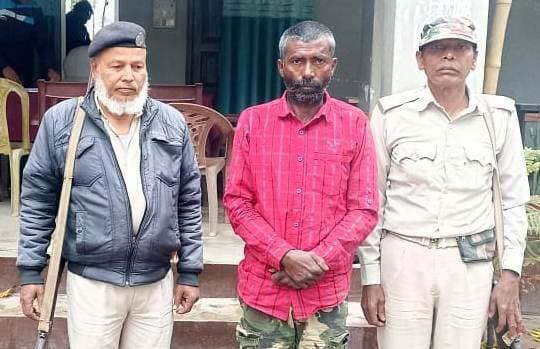 कुर्की जब्ती के वारंटी को पुलिस ने किया गिरफ्तार