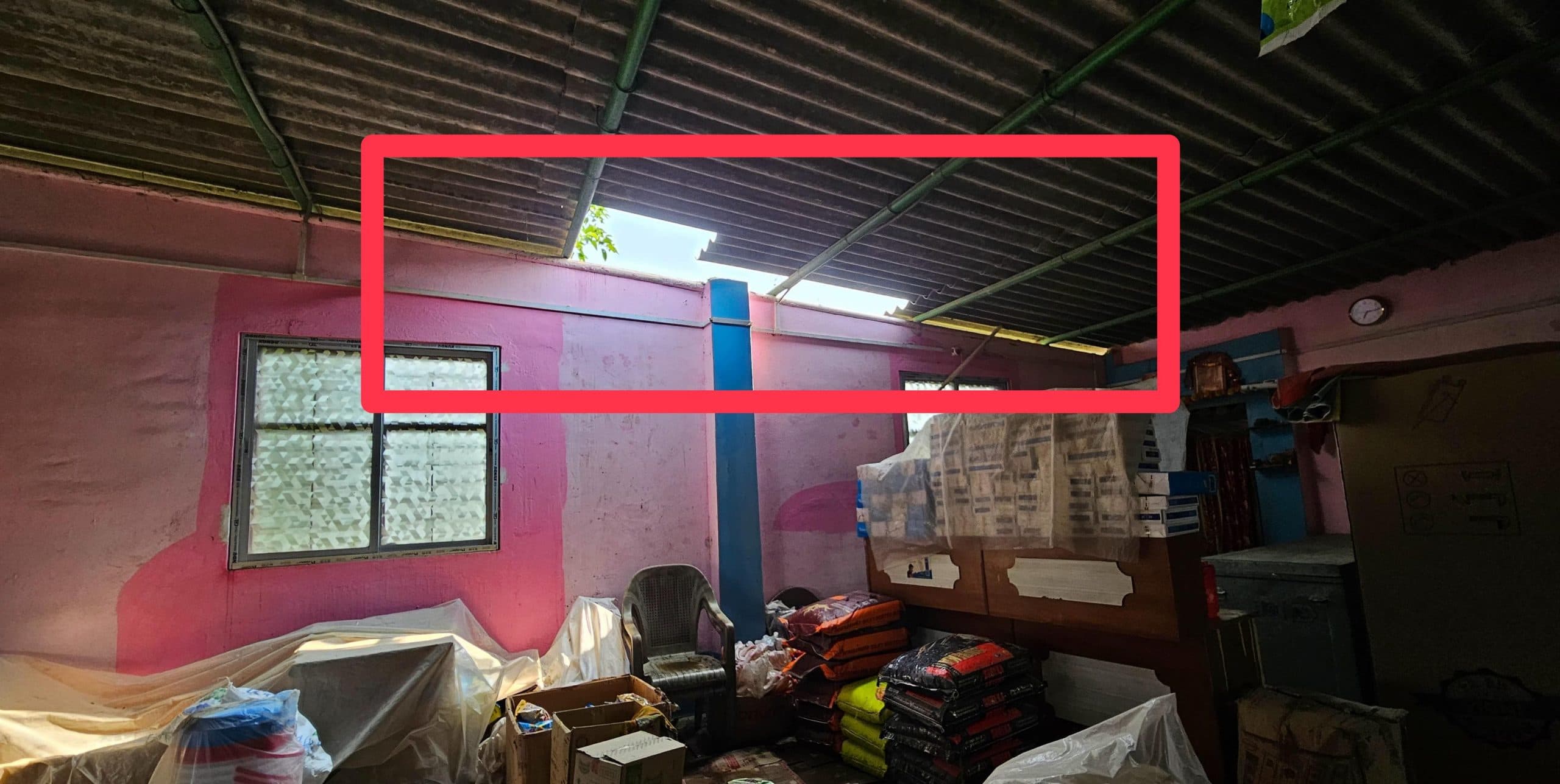 सालमारी बाजार के किराना दुकान में हुई चोरी