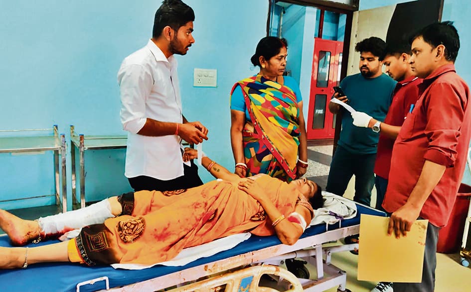 बौलीपुर में दो ऑटो की टक्कर में महिला समेत छह जख्मी