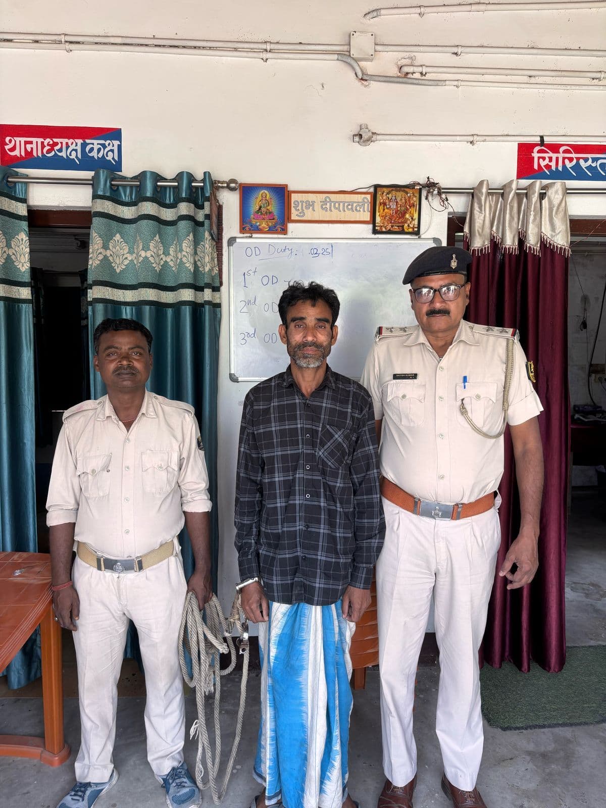 जमीन विवाद में मारपीट करने के आरोप में एक गिरफ्तार