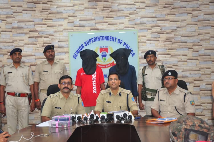 एमजीएम : दो अपराधियों को पुलिस ने खदेड़कर पकड़ा, देसी पिस्तौल व जिंदा गोली बरामद