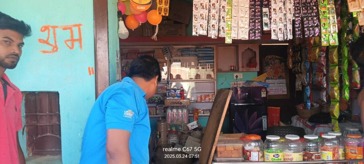 किराना दुकान से नकदी समेत 50 हजार रुपये के सामान की चोरी