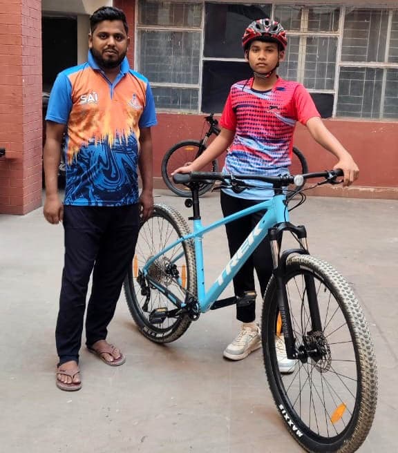 रिशव राज का राष्ट्रीय साइकिलिंग प्रतियोगिता के लिए चयन