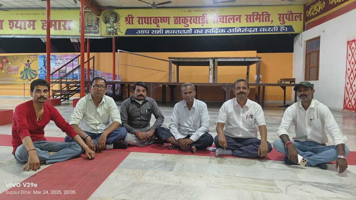 श्री राधाकृष्ण ठाकुरबाड़ी में चार दिवसीय श्रीराम कथा आज से