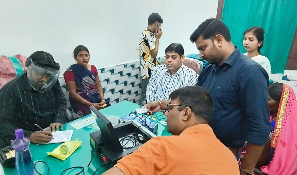 अमझरशरीफ में स्वास्थ्य कैंप का हुआ आयोजन