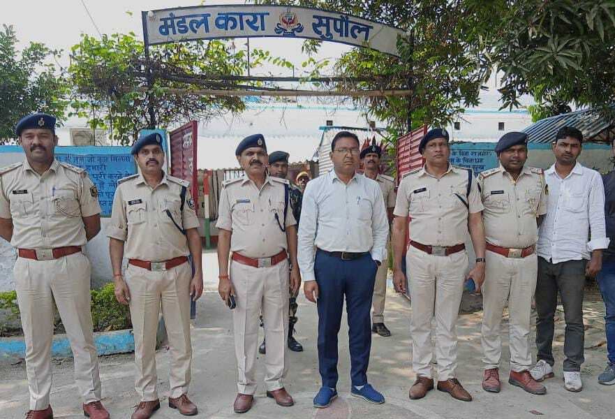 मंडलकारा का किया गया निरीक्षण, नहीं मिला अवांछित सामग्री