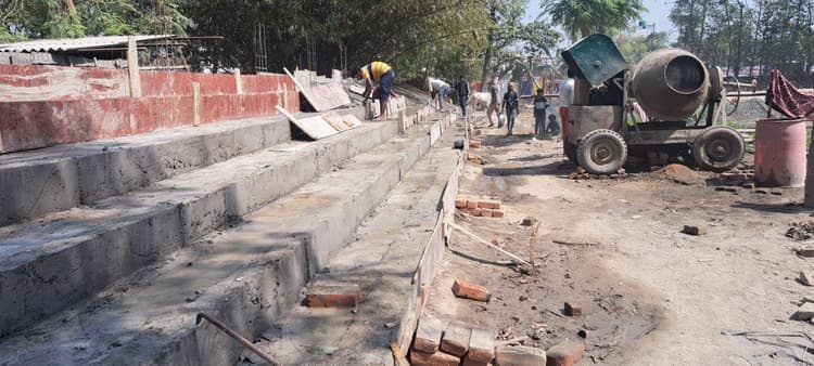 खेल मैदान का निर्माण होने से युवाओं में हर्ष