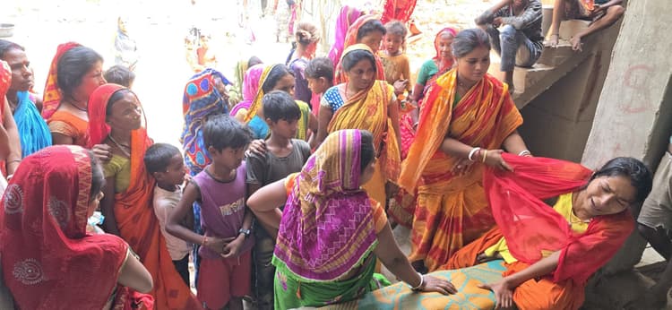 महिला की हत्या की गुत्थी सुलझाने में पूरे दिन उलझी रही आजमनगर पुलिस