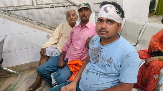 बकरी चराने का विरोध करने गये युवक का सिर फोड़ा