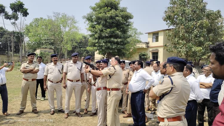 उपद्रवियों को मुंहतोड़ जवाब देने के लिए जिला पुलिस ने किया मॉकड्रिल