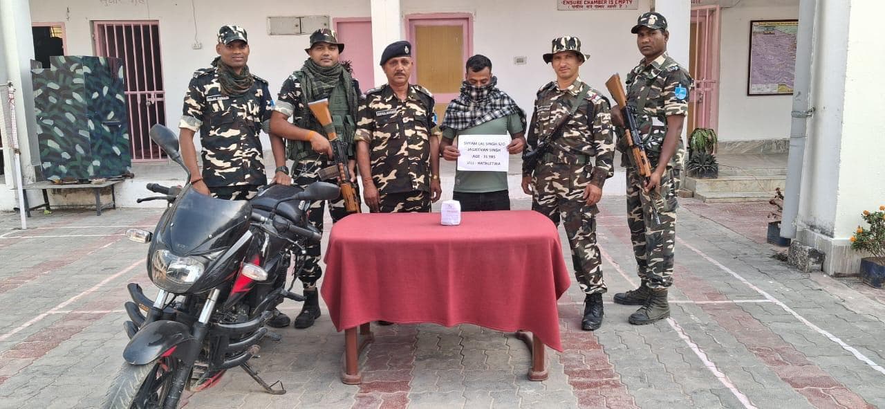 Madhubani News : सीमा पर 48 ग्राम ब्राउन शुगर जब्त, एक गिरफ्तार