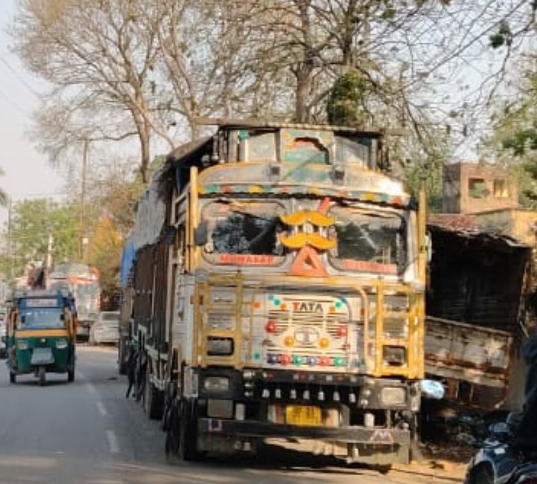 Giridih News: ओवरलोड आधा दर्जन ट्रकों को डीटीओ ने जांच में पकड़ा
