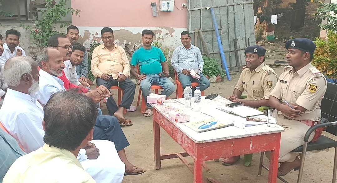 रामनवमी व ईद को लेकर शांति समिति की हुई बैठक