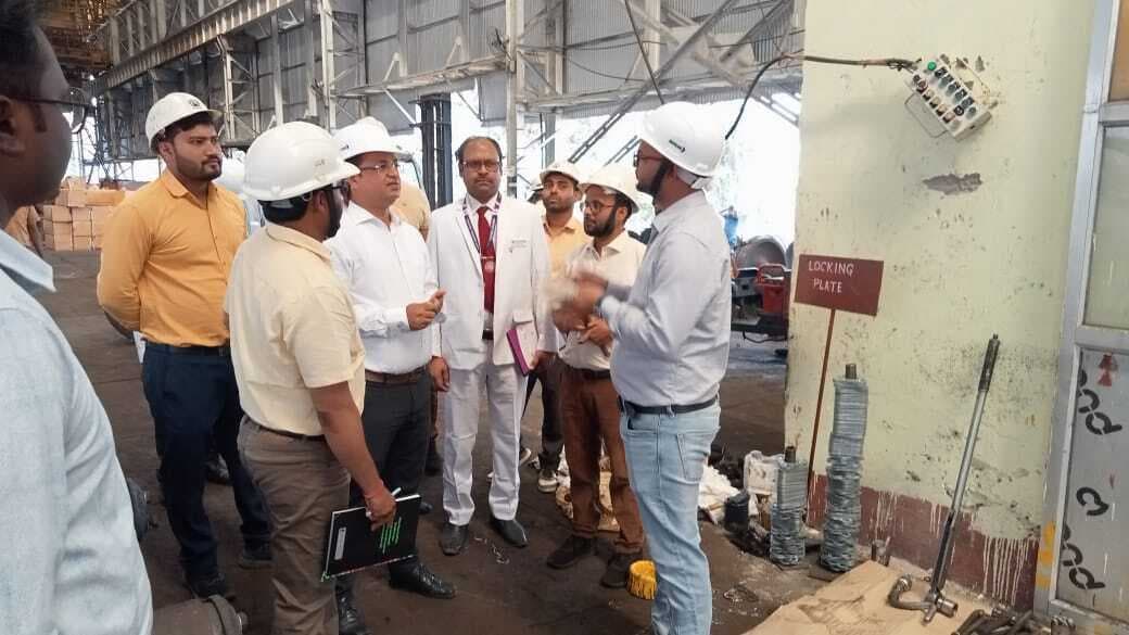 जीएम के सचिव ने किया आरओएच का निरीक्षण