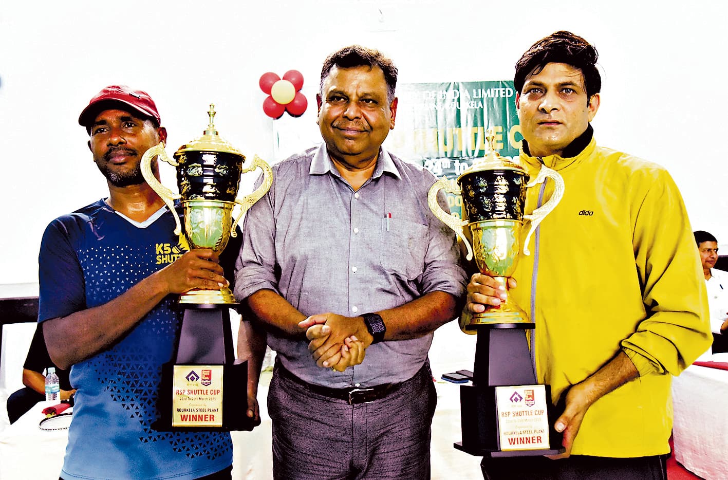Rourkela news: आरएसपी कर्मचारियों के लिए तीन दिवसीय बैडमिंटन टूर्नामेंट आयोजित, विजेता पुरस्कृत