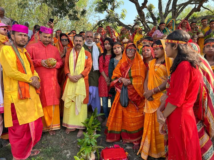 बाबा पीठ काली धाम में सहस्त्र चंडी महायज्ञ आज से, निकाली भव्य कलश यात्रा