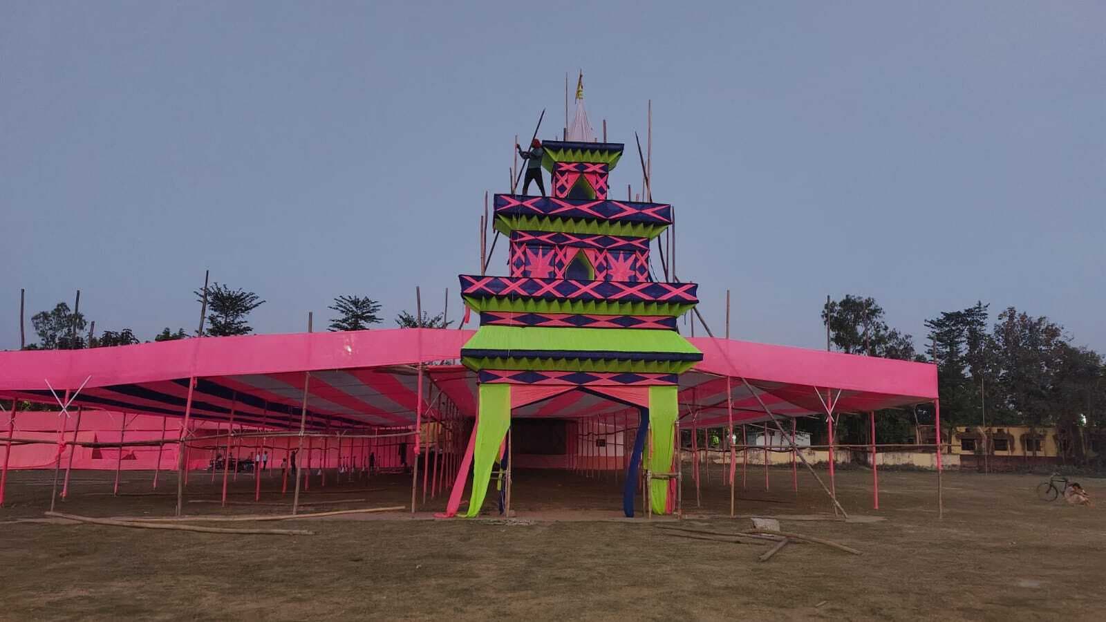 नौ दिवसीय दिव्या श्रीराम कथा की तैयारी पूरी