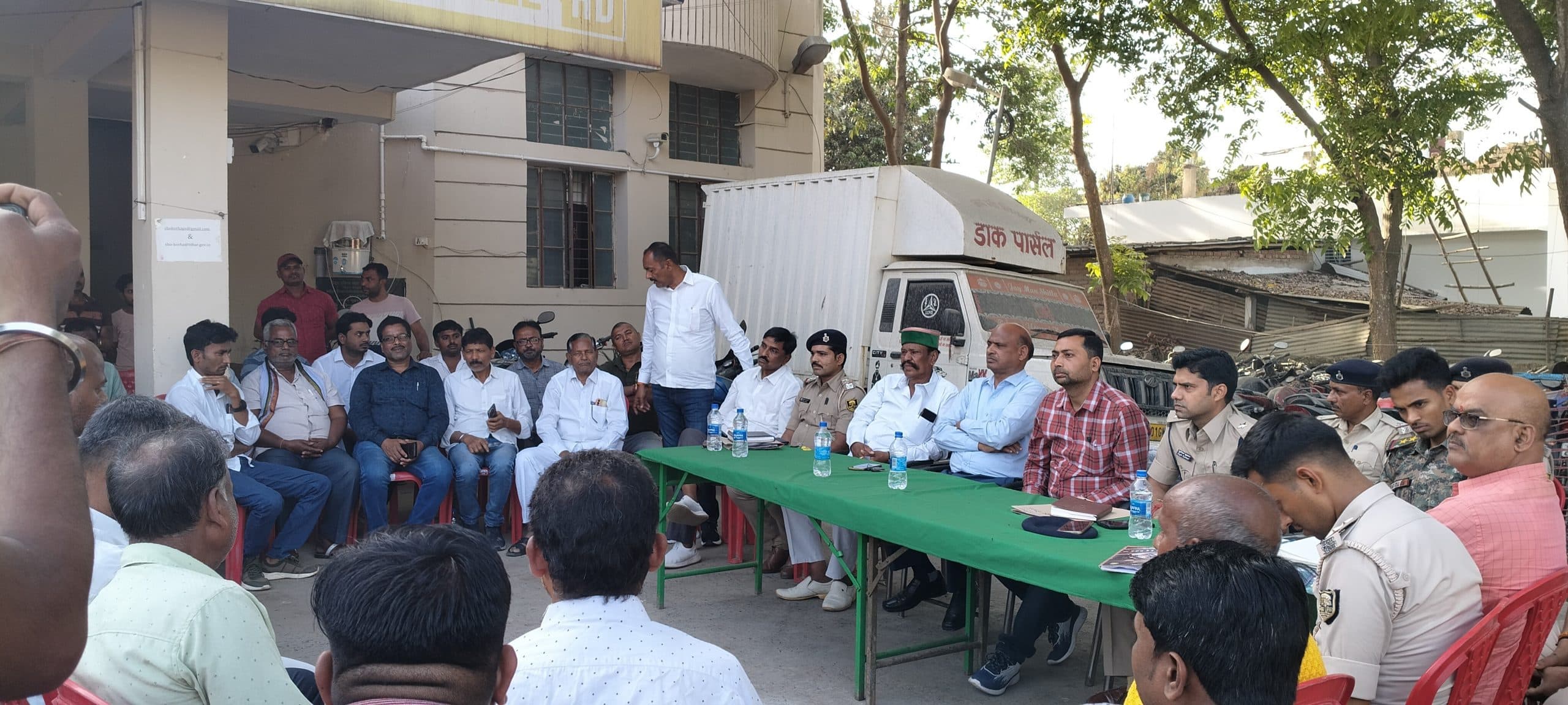 ईद व रामनवमी को लेकर शांति समिति की बैठक हुई