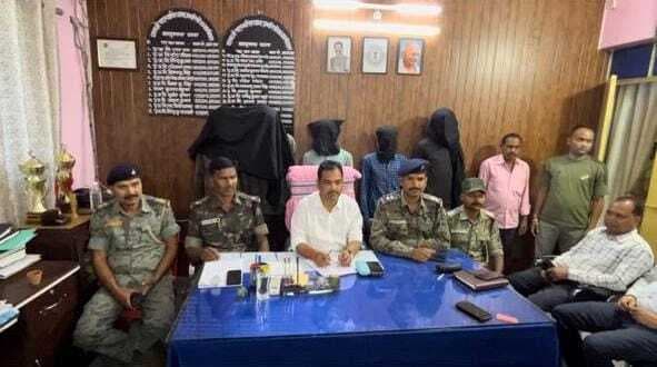 युवक की हत्या के मामले में पांच गिरफ्तार