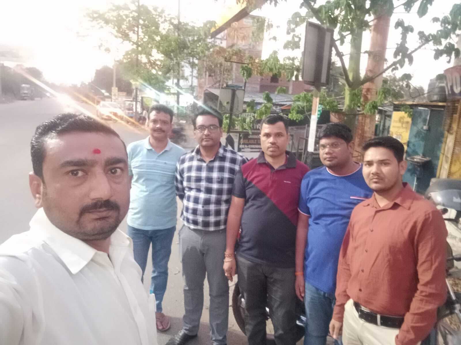 deoghar news : आइएसबीटी से बसों के परिचालन के लिए रूटलाइन का निरीक्षण