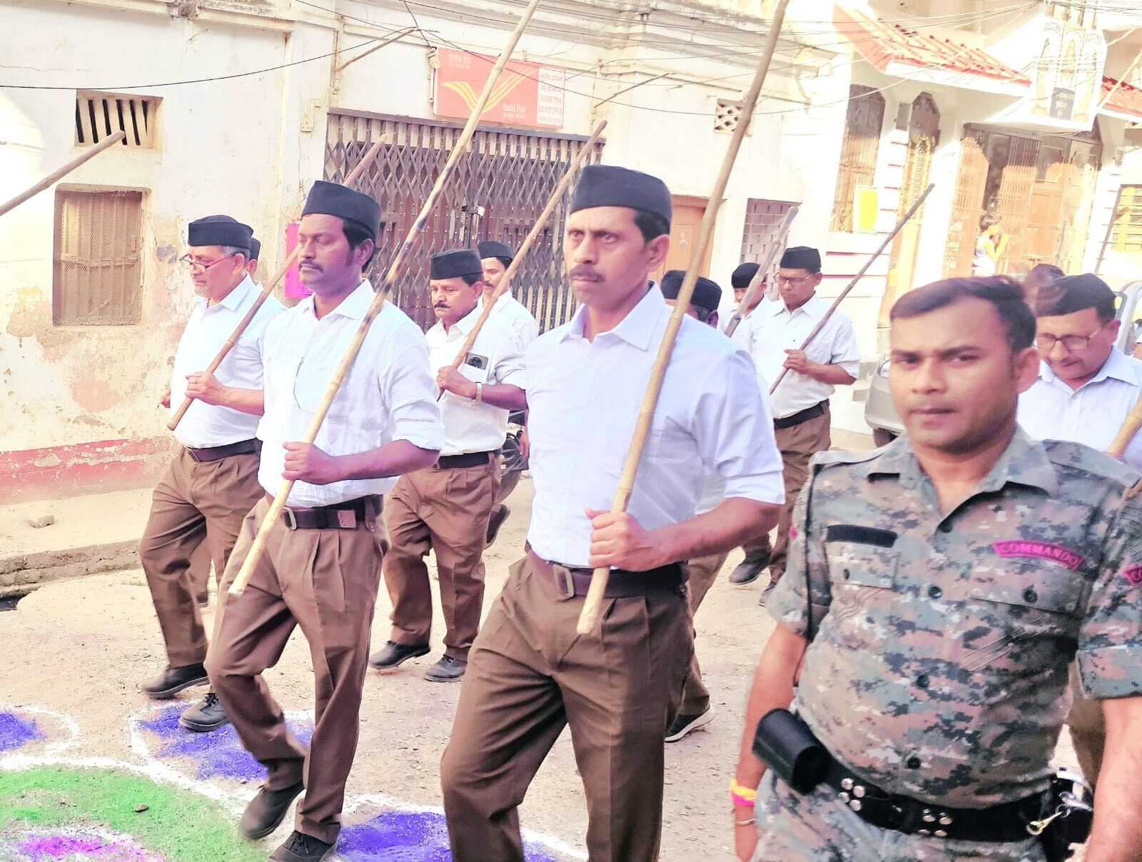 हिंदू नव वर्ष पर आरएसएस का विशेष पथ संचलन