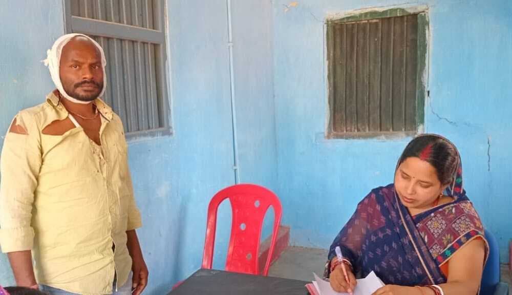 किरणपुर गांव में पुरानी रंजिश को लेकर दो पक्षों के बीच मारपीट, एक जख्मी