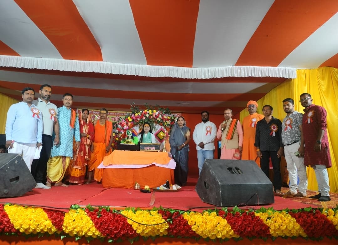 कटघरा में 12 वर्षीय चैत रामनवमी काली पुजा का शुभारंभ