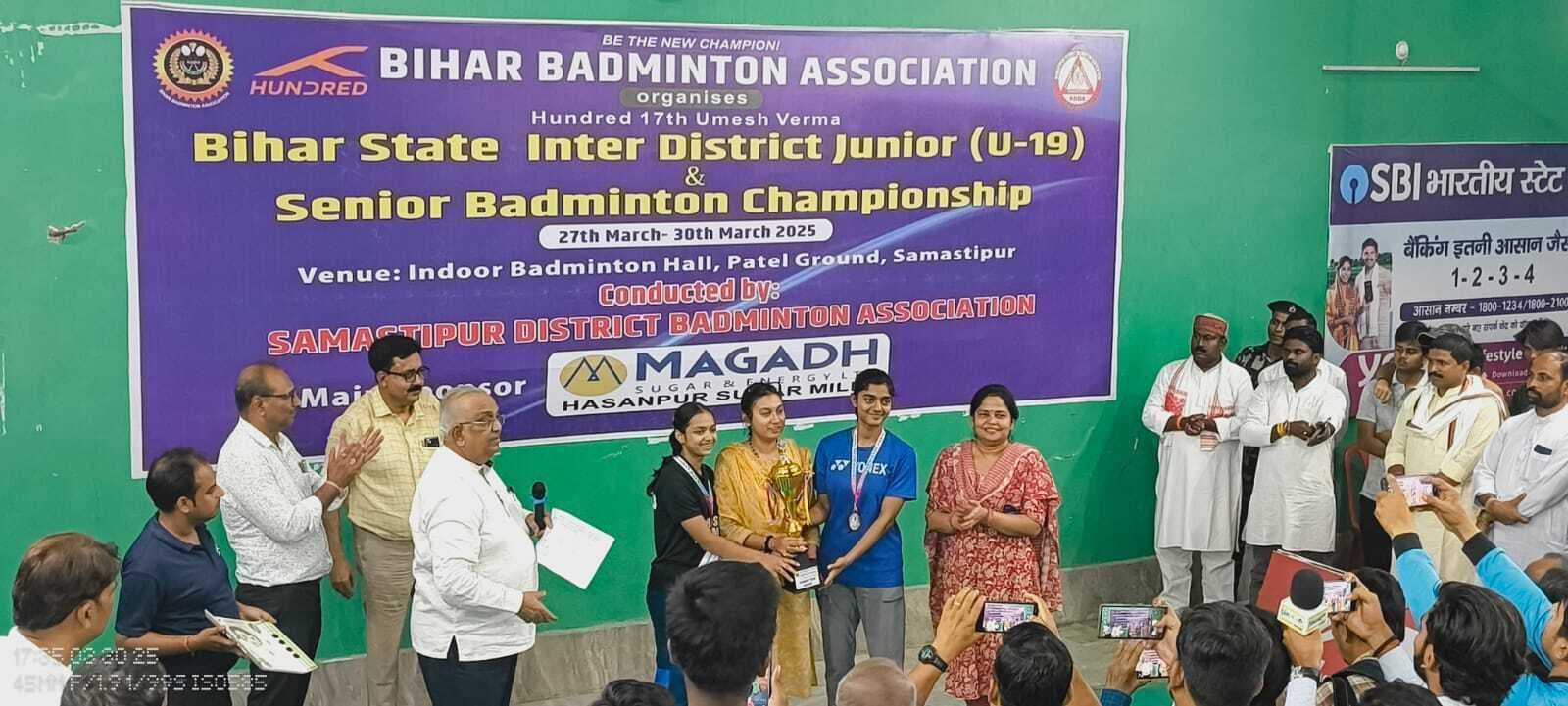 पटना को हराकर कटिहार ने जीता अंतर जिला बैडमिंटन चैंपियनशिप महिला वर्ग का खिताब