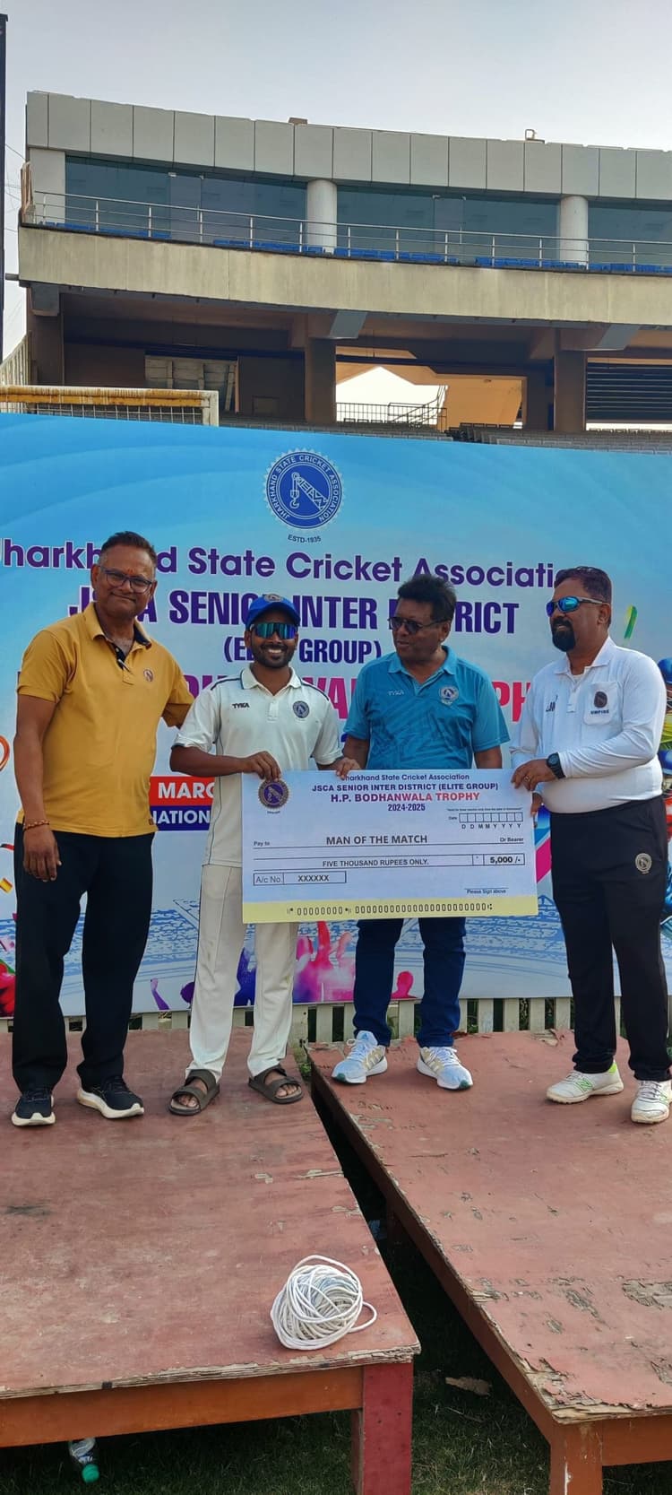 HP BODHANWALA TROPHY JAMSHEDPUR: जामताड़ा को हराकर जमशेदपुर की टीम फाइनल में