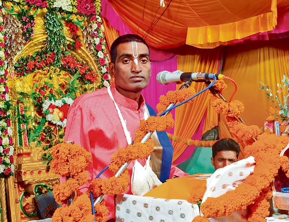 Gopalganj News : श्रीकृष्ण का कहा व श्रीराम का किया करें, तो जीवन होगा सुखमय : डॉ रामाशंकर