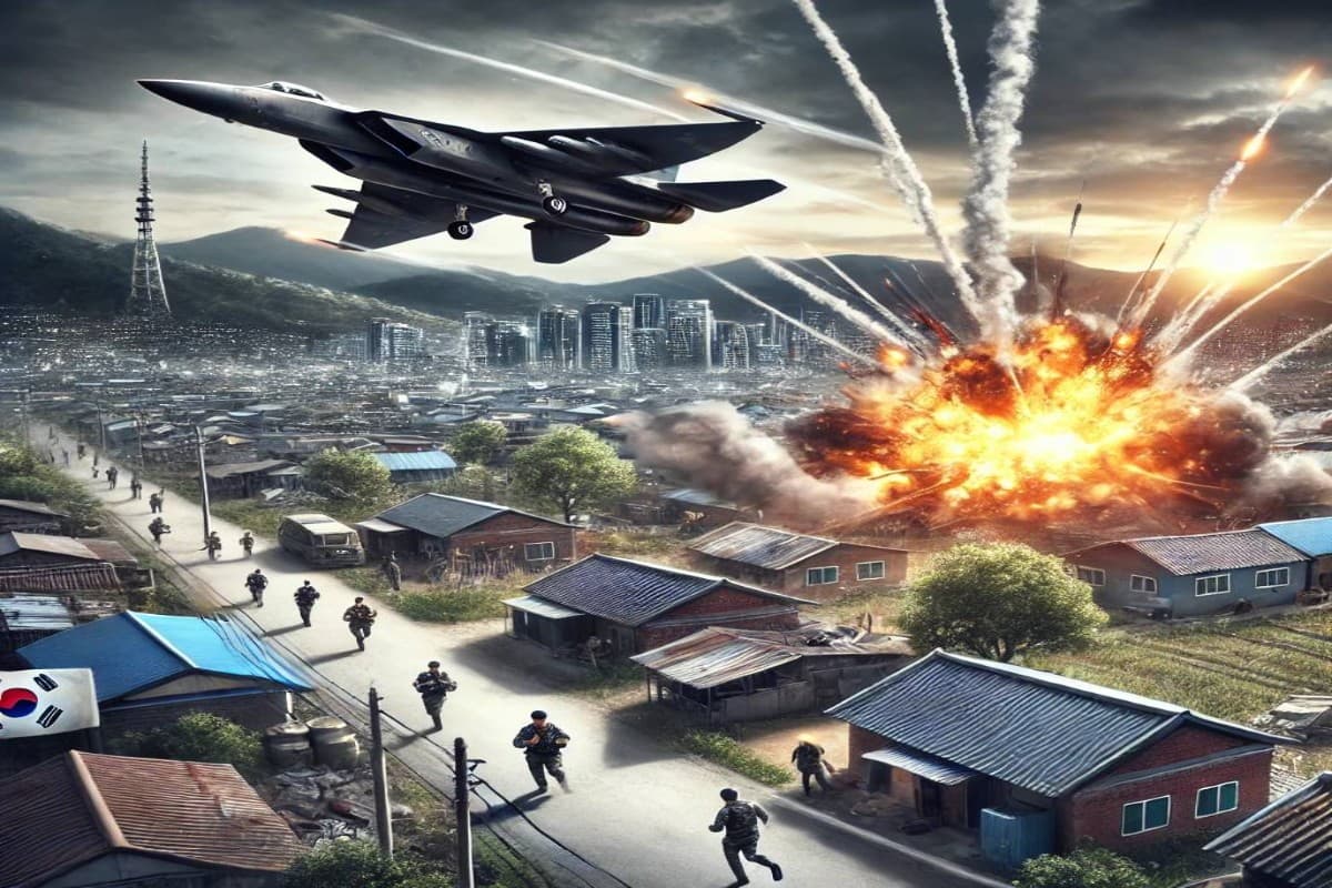 South Korea: गलती से बस्ती पर गिरे फाइटर जेट के बम, दक्षिण कोरिया में मचा हड़कंप