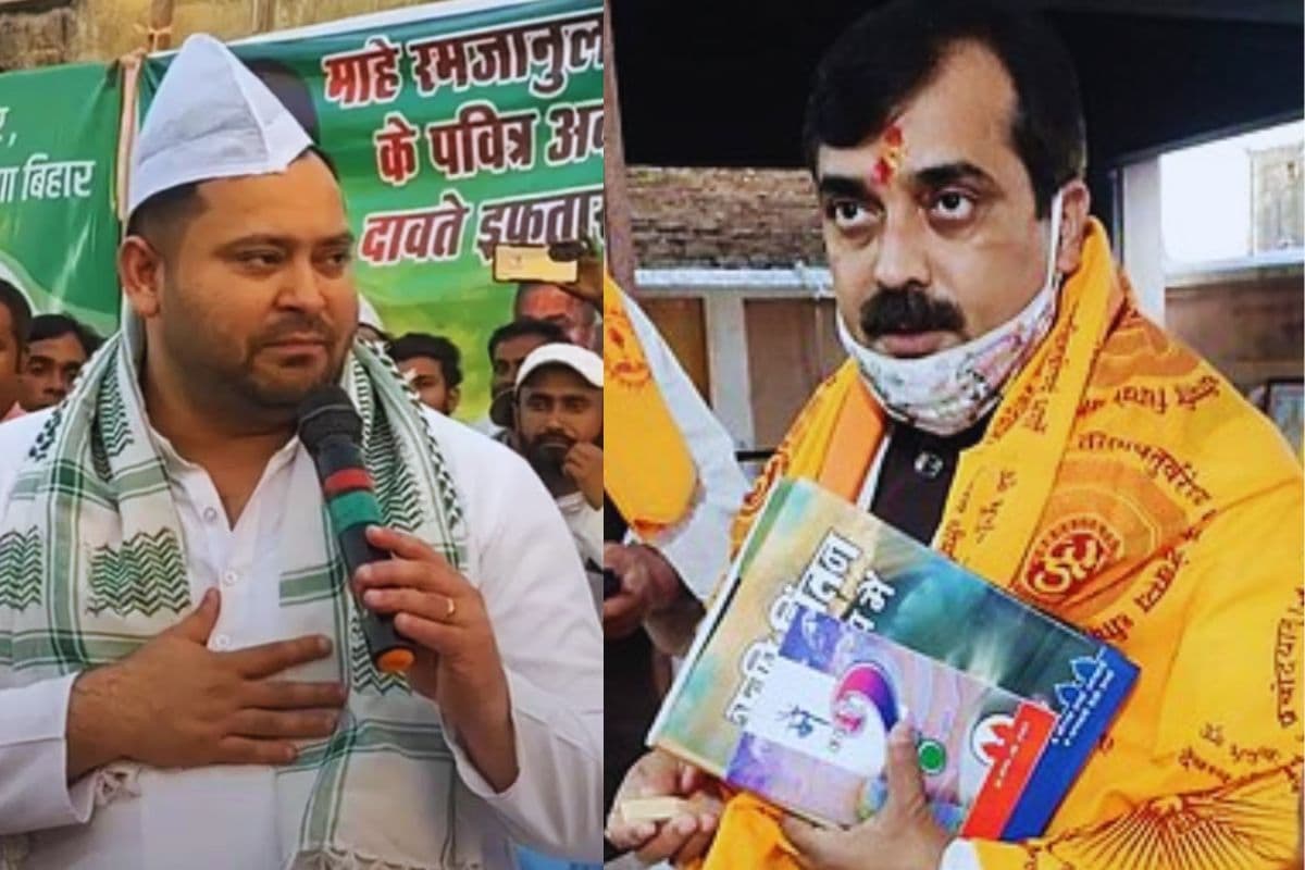 “टीका मिटाकर इफ्तार पार्टी में जाते हैं तेजस्वी”, बिहार के मंत्री का लालू परिवार पर बड़ा हमला