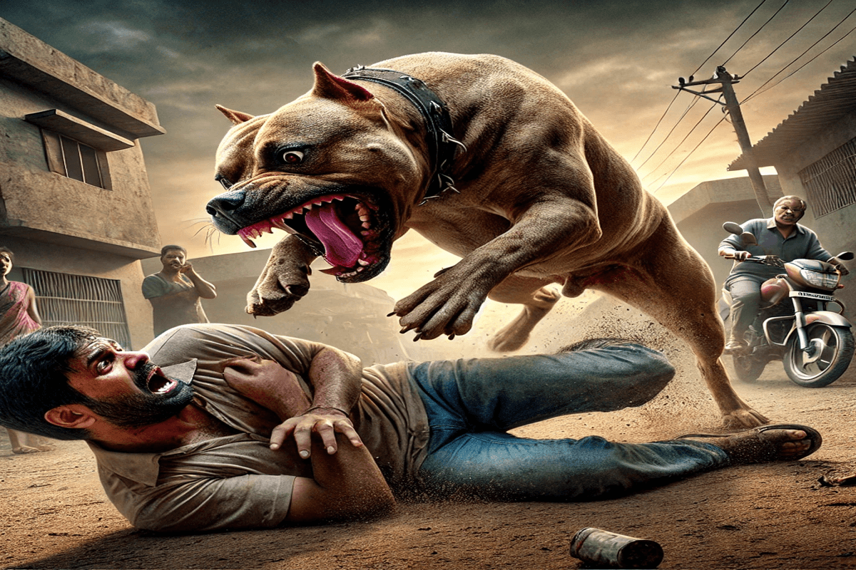 Viral Video: नोएडा में खूंखार पिटबुल ने युवक पर किया बर्बर हमला, वीडियो देख कांप जाएगी रूह