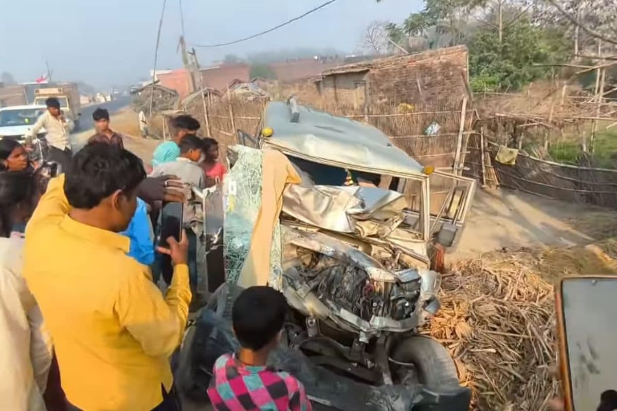 बिहार में भीषण सड़क हादसा, गर्भवती समेत दो महिलाओं की मौत, 5 लोग गंभीर रूप से घायल