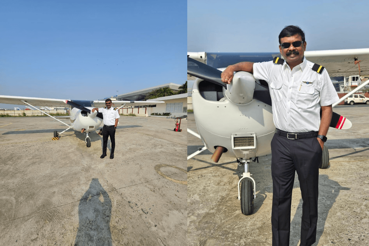 शिक्षा विभाग: ACS सिद्धार्थ बने पायलट! उड़ाने लगे विमान, तस्वीर आई सामने