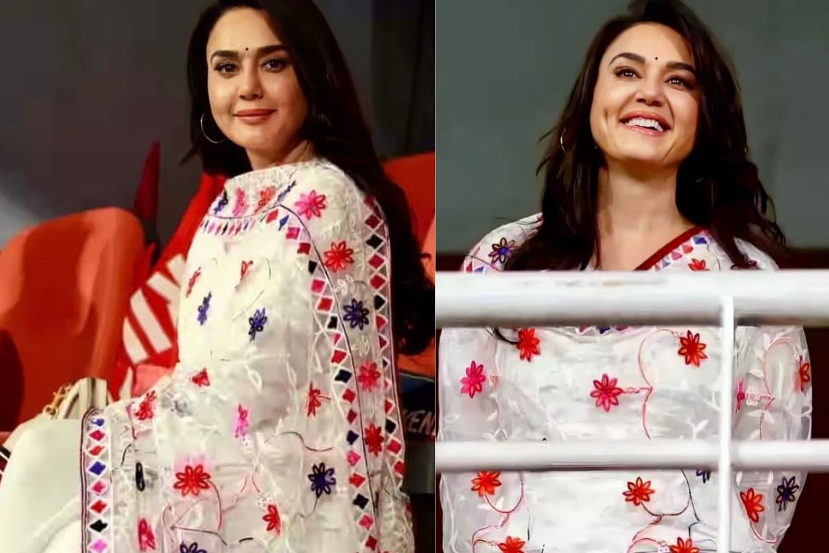 Watch VIDEO: PBKS को सपोर्ट करने बला की खूबसूरत बनकर पहुंची प्रीति जिंटा, फैंस बोले- वीर जारा की याद…