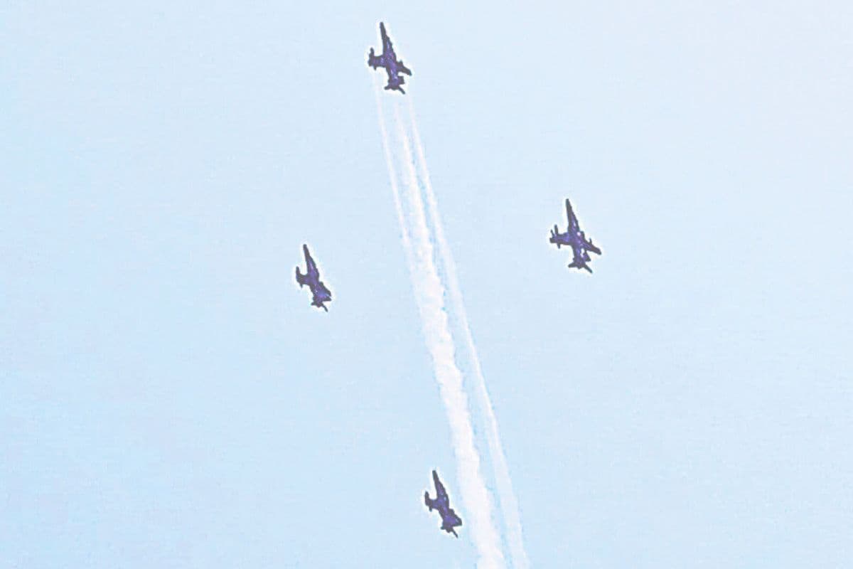 सूर्य किरण टीम ने 6 एयरक्राफ्ट के साथ किया रिहर्सल, रांची के इस इलाके में 20 अप्रैल तक निषेधाज्ञा